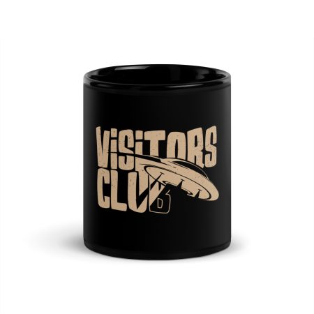 Classic Logo - Visitors Club Coffee Cup Black
