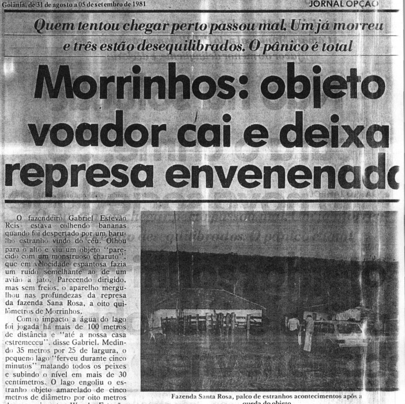 Farmer Gabriel Estevão Reis Cigar UFO incident